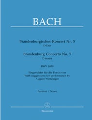 Brandenburg Concerto No. 5-Set B Orchestra sheet music cover Thumbnail